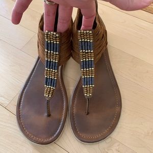 Aldo beaded gladiator sandals